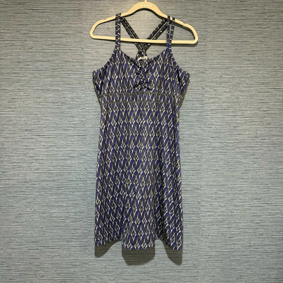 Marmot Dress Strappy‎ Blue Shelf Bra XL Outdoor Hiking - Picture 2 of 8